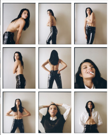 New black hair trend with Ganna Bogdan on instagram. La nouvelle tendance couleur Noir de jais.