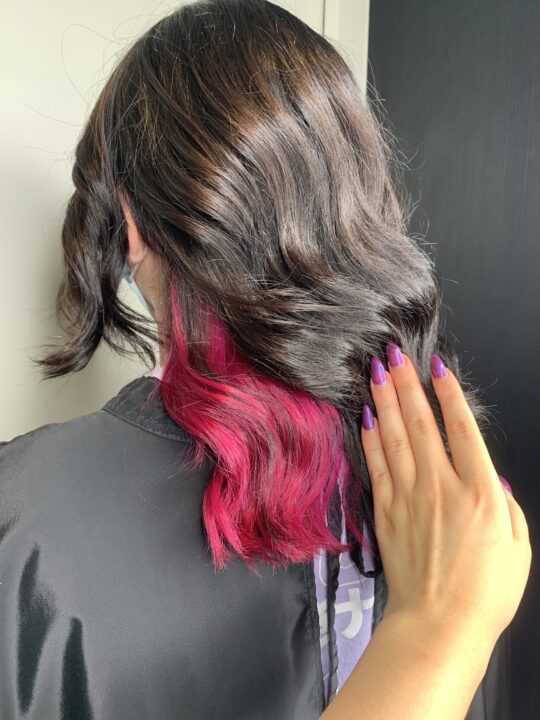 Soin colorant rose